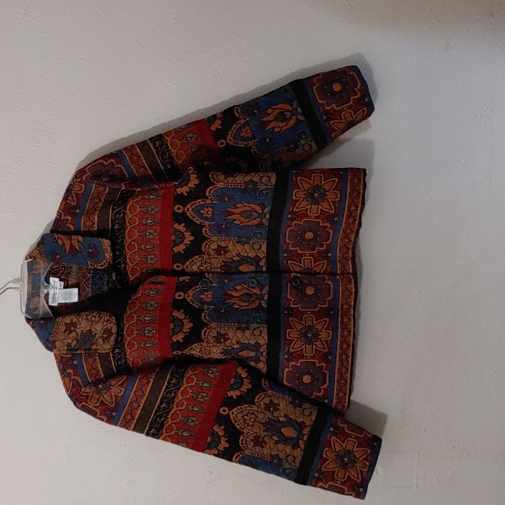 Coldwater Creek Women's Petites Brocade Jacket